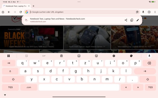 Toetsenbordlandschap