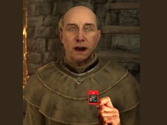 Een schermafbeelding uit de aankondiging van de fysieke cartridge-uitgave van The Elder Scrolls IV: Oblivion Remastered
