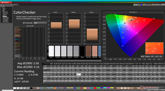 ColorChecker vóór kalibratie (P3)