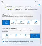 MyDell energieprofielen