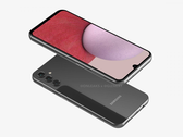 Een "Galaxy A14" render. (Bron: OnLeaks x GizNext)