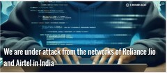 Populaire technische publicatie GSMArena wordt geconfronteerd met een massale DDoS-aanval, die afkomstig zou zijn van Indiase IP&#039;s. (Bron: GSMArena)