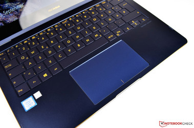 Het touchpad van de Asus ZenBook Flip S