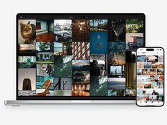 Pc en smartphone met ZimaOS Photos