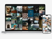Pc en smartphone met ZimaOS Photos