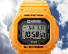 Het Casio Surfrider Foundation Japan samenwerkingshorloge (afbeelding) heeft een heldere, gele kast en band die gemaakt zijn van gemengde kleuren hars op biologische basis. (Afbeeldingsbron: Casio)