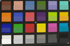 ColorChecker Passport: Doelkleur staat in onderste helft (f/2.4 diafragma)