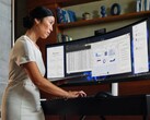 HP's nieuwste 49-inch monitor heeft een intrekbare webcam (bron: HP)