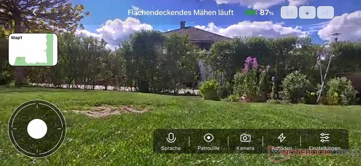 Live video vanuit de tuin