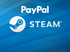 PayPal en Steam logo&#039;s worden getoond (Afbeelding bron: PayPal, Steam met bewerkingen)