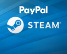 PayPal en Steam logo's worden getoond (Afbeelding bron: PayPal, Steam met bewerkingen)