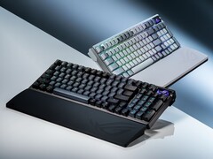 De Asus Azoth 96 HE brengt een nieuwe 96% lay-out en Hall-effect magnetische schakelaars naar de Azoth line-up. (Afbeeldingsbron: Asus)