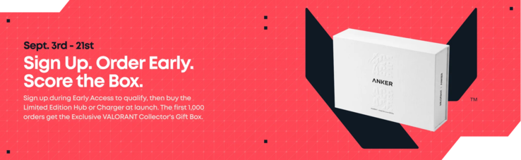 Meld u vóór 21 september aan om in aanmerking te komen voor de limited edition Valorant-verzamelbox