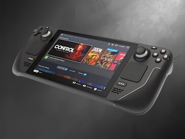 Steam Deck LCD-interface wordt getoond (Afbeelding bron: Valve met bewerkingen)