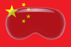 De Apple Vision Pro headset wordt later dit jaar in China uitgebracht. (Afbeelding via Apple en Wikimedia Commons, w/bewerkingen)