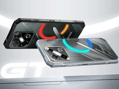De Blade GT Pro is een robuuste telefoon met speciale RGB-verlichting op de achterkant (Afbeelding bron: Doogee)
