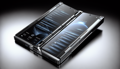 De opvouwbare iPhone heeft naar verluidt een 7,8-inch display aan de binnenkant. (Afbeeldingsbron: AI-gegenereerd met behulp van Dall-E)