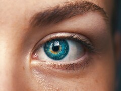 Een close-up van een menselijk oog