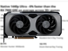 AMD heeft een &quot;artistieke rendering&quot; van de RX 9070 GRE vrijgegeven, aangezien er geen &quot;Reference Design&quot; van het model beschikbaar is. (Afbeeldingsbron: AMD China, bewerkt)