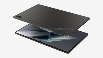 Samsung Galaxy Tab S10 Ultra ontwerp (afbeelding via Android Headlines)