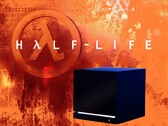 Half-Life achtergrond met Valve Steam Machine (bron: Valve met bewerkingen)