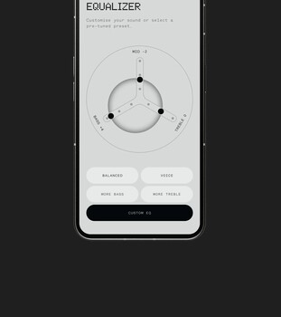 Met de Nothing X-app kun je de EQ aanpassen (Afbeelding Bron: CMF)