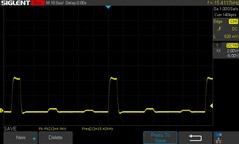0% helderheid: 15,42 kHz PWM