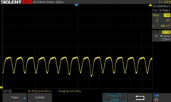 10% helderheid: 479.64 Hz PWM