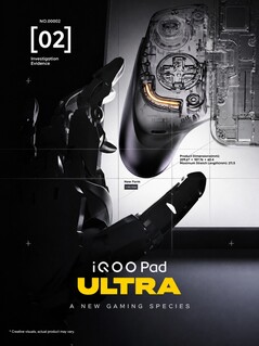 Ontwerp en gamingaccessoires van de iQOO Pad Ultra