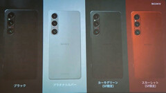 Sony zal de Xperia 1 VI met vier kleuropties aanbieden, althans op sommige markten. (Afbeeldingsbron: @MTRU_blog)
