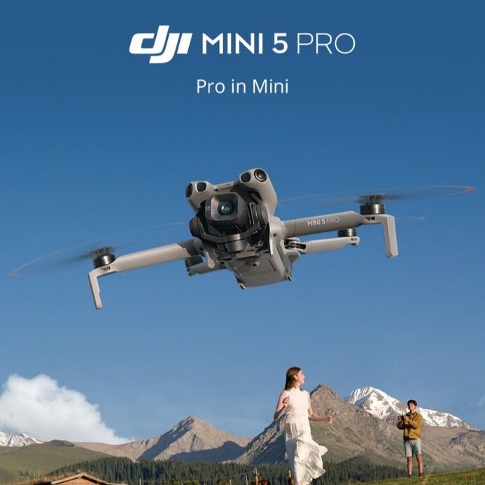 Een promotieposter voor de DJI Mini 5 Pro is onlangs uitgelekt (bron: DJI)
