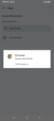 Chrome 137 is vooraf geïnstalleerd. (Afbeeldingsbron: Sergey Tarasov - Notebookcheck)