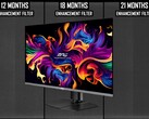 De MSI MPG 321URX is een 32-inch 4K QD-OLED gamingmonitor met een verversingssnelheid van 240 Hz. (Afbeelding bron: MSI, Monitors Unboxed op YouTube, bewerkt)