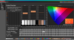 ColorChecker vóór vóór de kalibratie