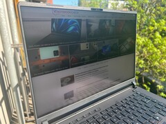 In de zon