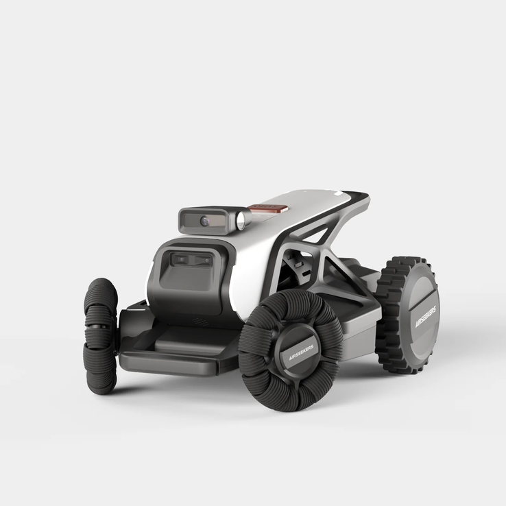 De Airseekers Tron-One robot grasmaaier. (Afbeelding bron: Airseekers)
