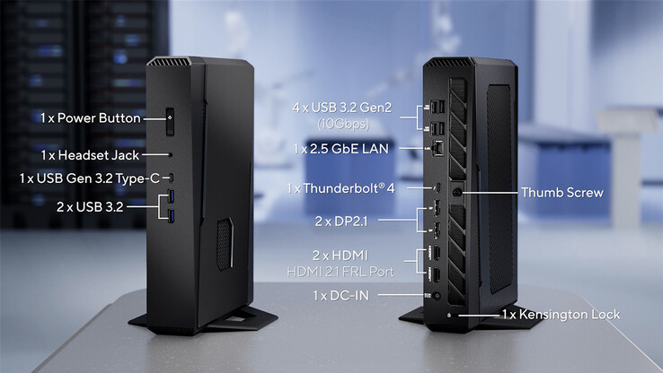 Asus NUC 15 Prestatiepoorten (bron: Asus)