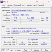 CPU-Z moederbord