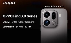 De OPPO Find X9 Pro krijgt een Hasselblad-camera van 200 MP (Afb. bron: Oppo)