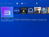 Een schermafbeelding van RPCS3 geïnstalleerd op een PS4 met jailbreak