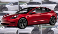 De Tesla Model 3 werd in 2017 geïntroduceerd en Project Highland is een vernieuwde variant voor 2023. (Afbeelding bron: Tesla/@DriveTeslaca - bewerkt)