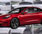De Tesla Model 3 werd in 2017 geïntroduceerd en Project Highland is een vernieuwde variant voor 2023. (Afbeelding bron: Tesla/@DriveTeslaca - bewerkt)