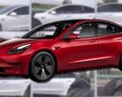 De Tesla Model 3 werd in 2017 geïntroduceerd en Project Highland is een vernieuwde variant voor 2023. (Afbeelding bron: Tesla/@DriveTeslaca - bewerkt)