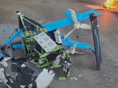 Neergestorte Amazon MK30 drone. (Afbeeldingsbron: ABC15 Arizona op YouTube)