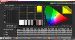 CalMAN ColorChecker (doelkleurruimte P3)