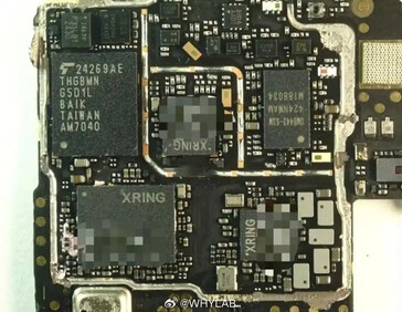 Gelekt moederbord met de Xring SoC.