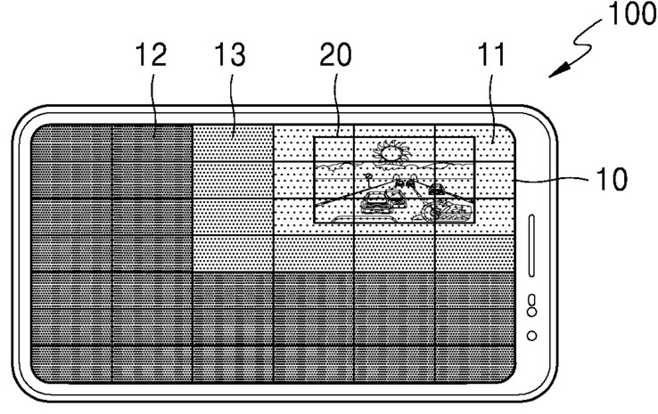 Enkele diagrammen die de potentiële doorbraak van Samsung op het gebied van multi-refresh-rate schetsen. (Bron: KIPRIS)