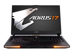 Aorus 17 YA. Testmodel geleverd door Gigabyte Germany.