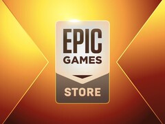 Het logo van Epic Games Store.