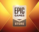 Het logo van Epic Games Store.